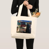 Landbouwmarkt Grote Tote Bag (Voorkant (product))