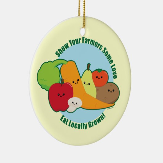 Landbouwmarkt Keramisch Ornament (Rechts)