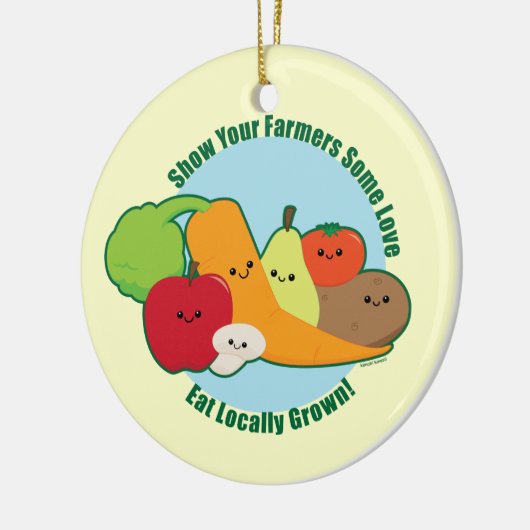 Landbouwmarkt Keramisch Ornament (Links)