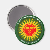 Landbouwmarkt Magneet (Voorkant / Achterkant)