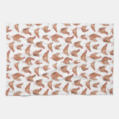 Landbouwmarkt | Rustische rooster | Keukenhanddoek (Horizontaal)