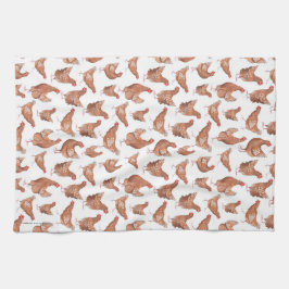 Landbouwmarkt | Rustische rooster | Keukenhanddoek