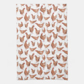 Landbouwmarkt | Rustische rooster | Keukenhanddoek (Verticaal)