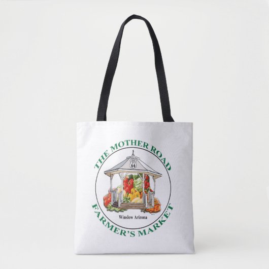 Landbouwmarkt Tote Bag (Voorkant)