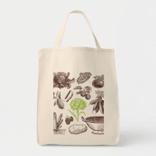 Landbouwmarkt Tote Bag (Voorkant)