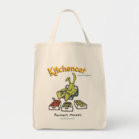 "Landbouwmarkt" Tote Bag (Voorkant)