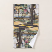 Landbouwmarkt van Misloc Bad Handdoek (Handdoek)