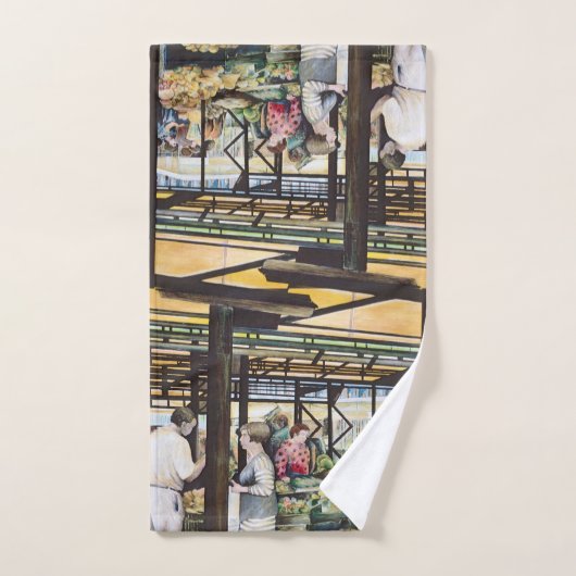 Landbouwmarkt van Misloc Bad Handdoek (Handdoek)