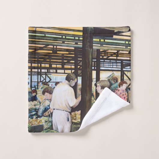 Landbouwmarkt van Misloc Bad Handdoek (Wasdoekje)