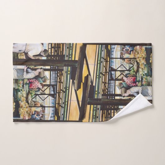 Landbouwmarkt van Misloc Bad Handdoek (Handdoek)