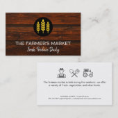 Landbouwmarkt Visitekaartje (Voorkant / Achterkant)