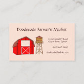 Landbouwmarkt Visitekaartje (Voorkant)