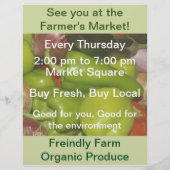 Landbouwmarktbrochure Flyer (Voorkant)