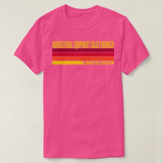 Landbouwmateriaal Verkoopingenieur T-shirt (Design voorkant)