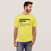 Landbouwtechnicus – Grappige definitie T-shirt (Voorkant volledig)
