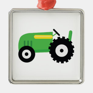 Landbouwtractor Metalen Ornament