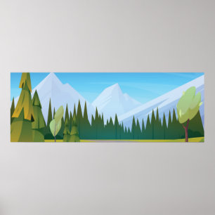 Landbouwvelden Poster