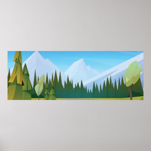 Landbouwvelden Poster (Voorkant)