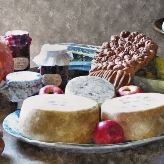 LANDBOUWVOEDING CANVAS AFDRUK