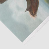 Landbouwwerf Koe Landbouwhand Decoupage Tissuepapier (Detail)