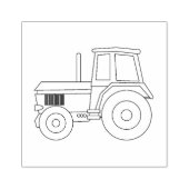 landbouwwerftractor rubberstempel (Afrduk)