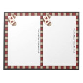 Landcheque Ontvangt 2 Notitieblok omhoog (Voorkant)