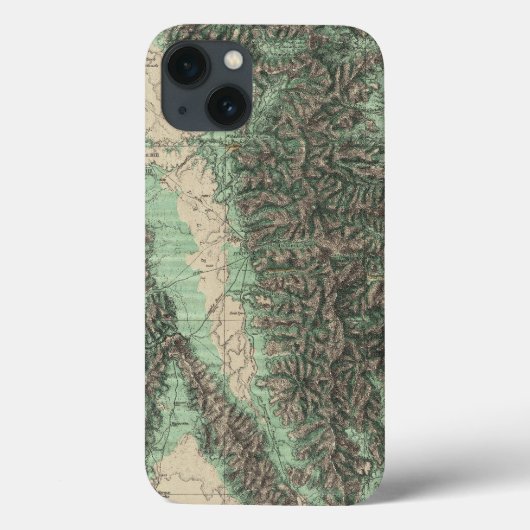 Landclassificatie van Oost-Californië Case-Mate iPhone Case (Achterkant)