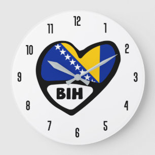 Landcode Bosnië en Herzegovina vlaggenhart Grote Klok