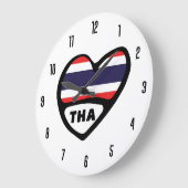 Landcode Thailand THA Vlaggenhart Grote Klok (Hoek)