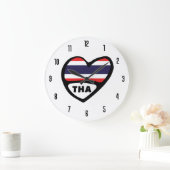 Landcode Thailand THA Vlaggenhart Grote Klok (Huis)