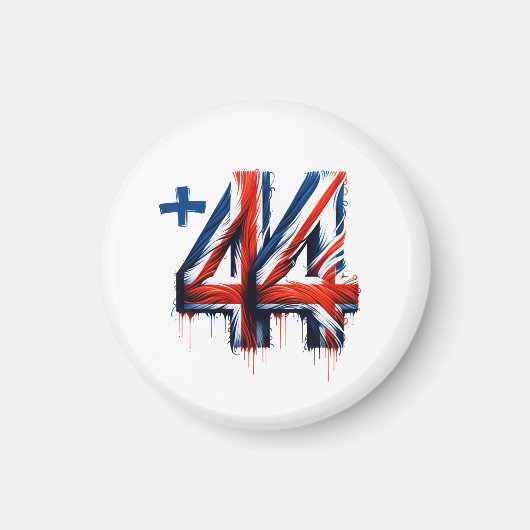 Landcode Verenigd Koninkrijk Magneet (Voorkant)