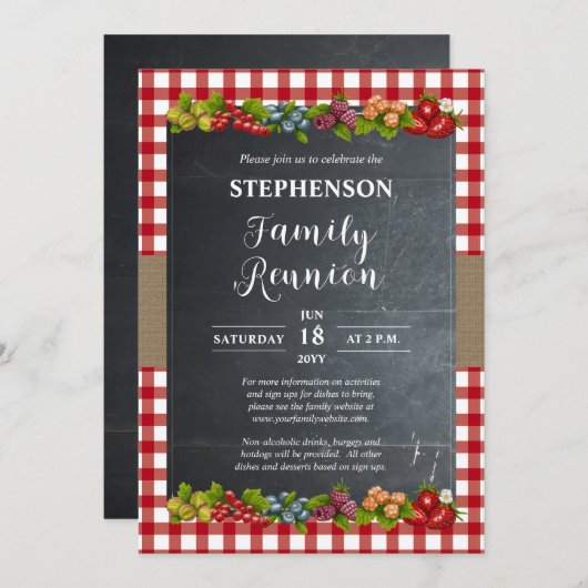 Landcontroles van fruit en karton kaart (Voorkant / Achterkant)