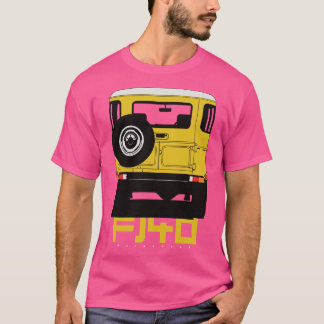 Landcruiser fj40 geel t-shirt