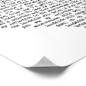 Landdia Wall Art Song Lyric Heart Print (Hoek)