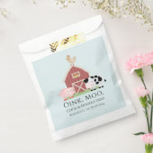 Landdieren Barnyard Blue Boy Birthday Favor Bag Bedankzakje (Gezegeld)