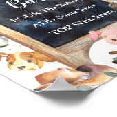 Landdieren Barnyard Greenery Mam-osa Bar Sign Poster (Hoek)