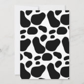 Landdieren Barnyard Pink Baby shower per post Kaart (Achterkant)