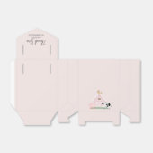Landdieren Barnyard Pink Girl Birthday Bedankdoosjes (Uitgevouwen)