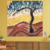 Landdroomboom Mandala Canvas Afdruk (Insitu (Woonkamer))