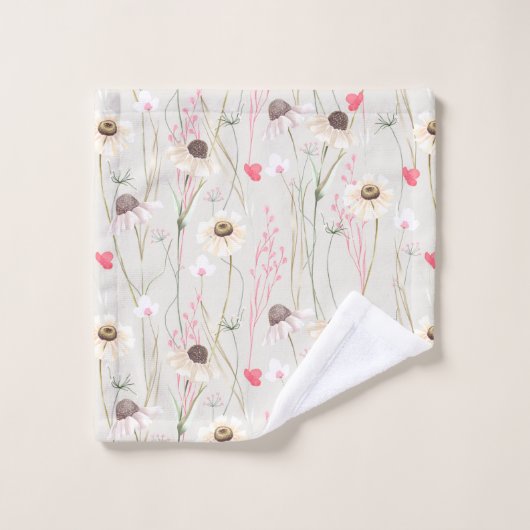 Landdruk voor weide-huisbedrijf bad handdoek (Wasdoekje)