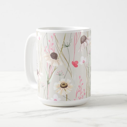 Landdruk voor weide-huisbedrijf koffiemok (Voorkant links)