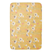 Landdruk voor weide huisdier geel badmat (Voorkant Verticaal)