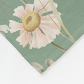 Landdruk voor weide-huisland op groen fleece deken (Hoek)