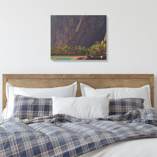 Landeinde Canvas Afdruk (Insitu (Slaapkamer))