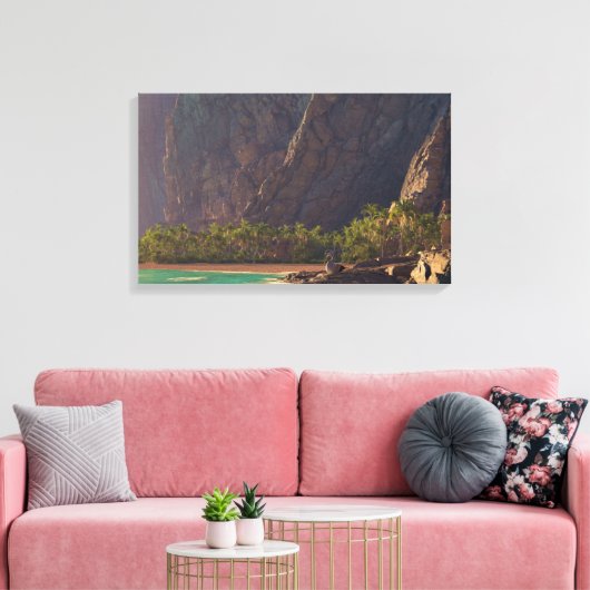 Landeinde Canvas Afdruk (Insitu (Woonkamer))