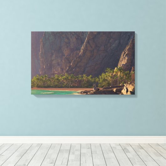 Landeinde Canvas Afdruk (Insitu (Houten vloer))