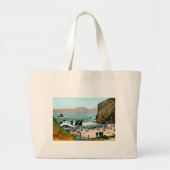 Landeinde Grote Tote Bag (Voorkant)