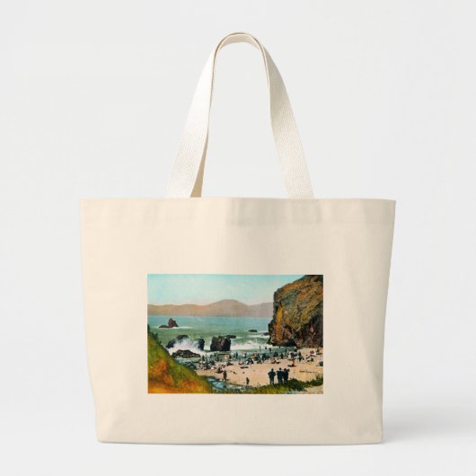 Landeinde Grote Tote Bag (Voorkant)