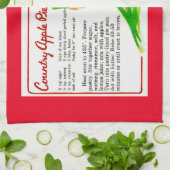 Landelijk appel taart recept theedoek (Gevouwen)