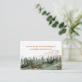 Landelijk Berglandschap Bezoek onze website  Informatiekaartje (Staand voorkant)